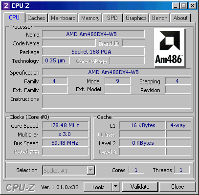 screenshot of CPU-Z validation for Dump [jnad6p] - Submitted by  Remarc  - 2020-01-07 05:53:03