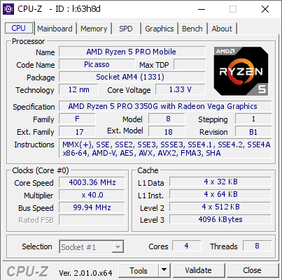 screenshot of CPU-Z validation for Dump [k63h8d] - Submitted by  DESKTOP-OM2E4BD  - 2022-04-16 01:55:01