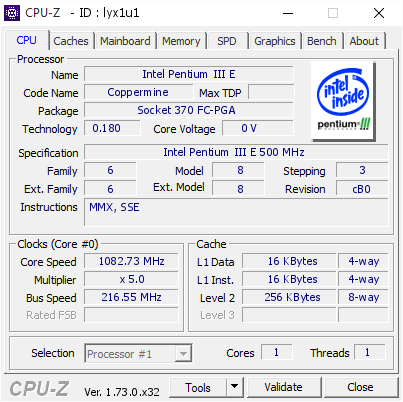 screenshot of CPU-Z validation for Dump [lyx1u1] - Submitted by  TerraRaptor  - 2015-10-04 22:45:40