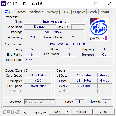 screenshot of CPU-Z validation for Dump [mbhdb3] - Submitted by  STEVE  - 2015-08-27 23:04:09