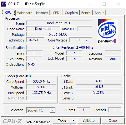 screenshot of CPU-Z validation for Dump [n5pg8q] - Submitted by  trustnotwo  - 2023-09-13 00:38:36