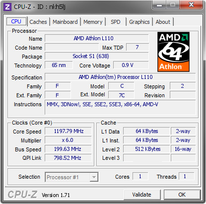 screenshot of CPU-Z validation for Dump [nkh5lj] - Submitted by  ALEX-PC  - 2015-02-24 19:02:29
