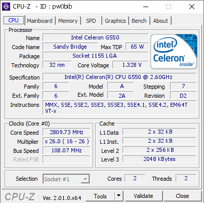 screenshot of CPU-Z validation for Dump [pw0bib] - Submitted by  E-mil  - 2022-09-12 15:39:12