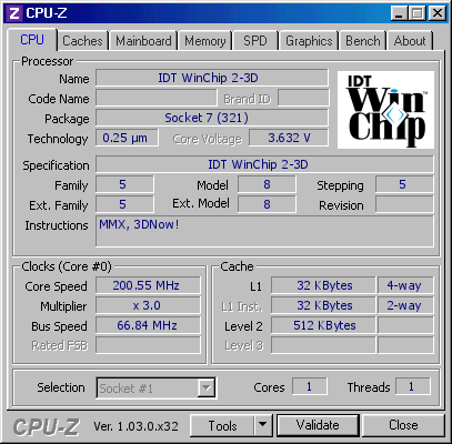 screenshot of CPU-Z validation for Dump [px60e3] - Submitted by  Xhoba  - 2023-03-26 19:25:15