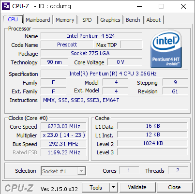 screenshot of CPU-Z validation for Dump [qcdumq] - Submitted by  NeedMoreBeer88  - 2026-03-01 04:57:40
