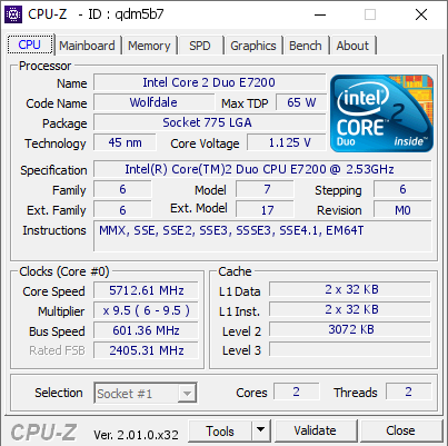 screenshot of CPU-Z validation for Dump [qdm5b7] - Submitted by  Eisbaer798  - 2024-11-17 16:38:36