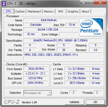 screenshot of CPU-Z validation for Dump [qfa0pu] - Submitted by  kenneth  - 2014-07-18 00:07:30