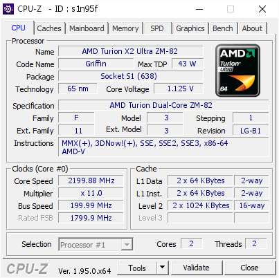 screenshot of CPU-Z validation for Dump [s1n95f] - Submitted by    - 2021-03-09 14:10:51
