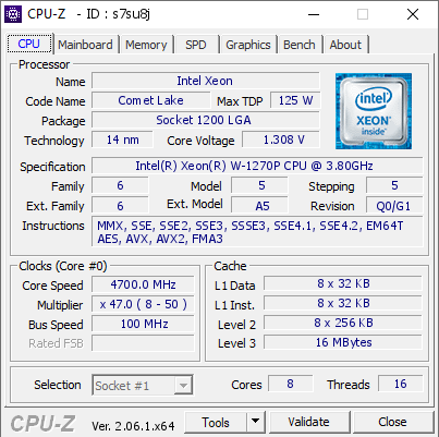 screenshot of CPU-Z validation for Dump [s7su8j] - Submitted by  DESKTOP-NA4F9GH  - 2023-08-21 17:06:17