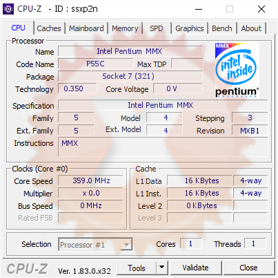 screenshot of CPU-Z validation for Dump [ssxp2n] - Submitted by  GRIFF  - 2018-03-14 01:06:21