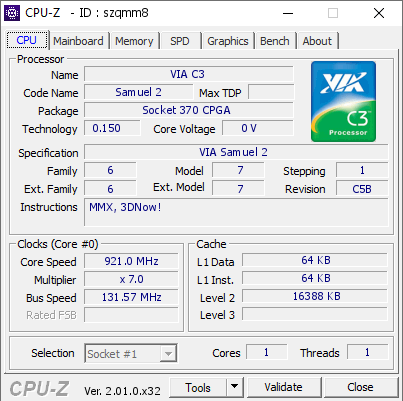 screenshot of CPU-Z validation for Dump [szqmm8] - Submitted by  moi_kot_lybit_moloko  - 2022-09-15 21:38:36