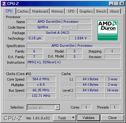 screenshot of CPU-Z validation for Dump [t6d9yj] - Submitted by  mirzi  - 2020-07-08 09:55:49