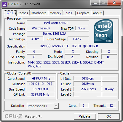 screenshot of CPU-Z validation for Dump [tk5wyz] - Submitted by  HELL_KNIGHT-PC  - 2014-12-23 22:12:04