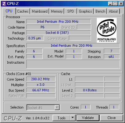 screenshot of CPU-Z validation for Dump [tvvxc9] - Submitted by  John P  - 2023-11-23 03:52:36