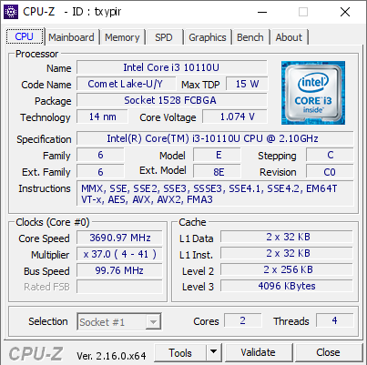 screenshot of CPU-Z validation for Dump [txypir] - Submitted by  DESKTOP-9IARQCR  - 2025-07-21 07:09:27