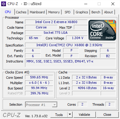 screenshot of CPU-Z validation for Dump [u5izxd] - Submitted by  trodas  - 2015-08-13 00:19:36