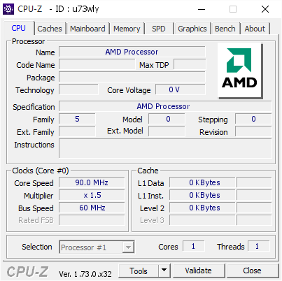 screenshot of CPU-Z validation for Dump [u73wly] - Submitted by  trodas  - 2015-09-25 23:22:51
