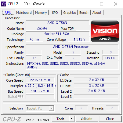 screenshot of CPU-Z validation for Dump [u7ww4q] - Submitted by  SERVER-PC  - 2025-02-18 23:31:07