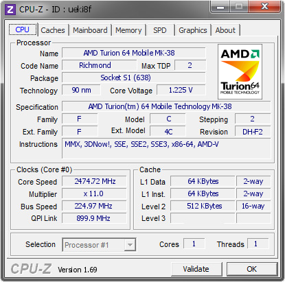 screenshot of CPU-Z validation for Dump [ueki8f] - Submitted by  aGeoM  - 2014-05-30 04:05:16