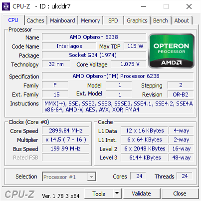 screenshot of CPU-Z validation for Dump [ukddr7] - Submitted by  PC3G10  - 2017-03-11 17:20:00