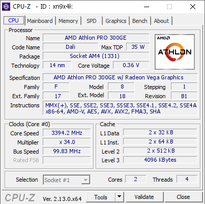 screenshot of CPU-Z validation for Dump [xn9x4k] - Submitted by  DESKTOP-N8FLR7V  - 2025-02-06 16:14:03