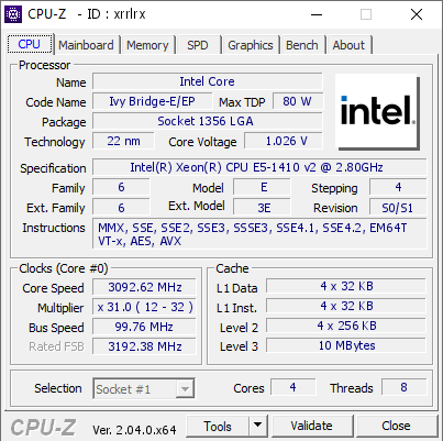 screenshot of CPU-Z validation for Dump [xrrlrx] - Submitted by  WIN-36D4FRT1ALT  - 2023-02-21 11:02:30