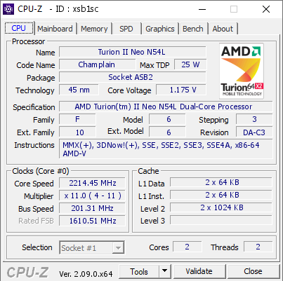 screenshot of CPU-Z validation for Dump [xsb1sc] - Submitted by  DESKTOP-FHMFJ2I  - 2024-04-30 10:24:02