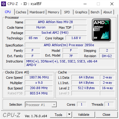 screenshot of CPU-Z validation for Dump [xya85f] - Submitted by  GHOST-PC  - 2016-07-09 05:27:40