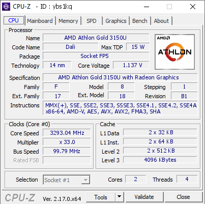 screenshot of CPU-Z validation for Dump [ybs1kq] - Submitted by  DJMEMOMC  - 2026-06-23 18:27:27