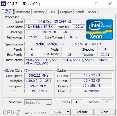 screenshot of CPU-Z validation for Dump [zb22nj] - Submitted by  DESKTOP-CDKQ876  - 2026-08-02 19:08:48