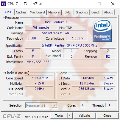 screenshot of CPU-Z validation for Dump [1h71ai] - Submitted by  agent_x007  - 2020-02-23 23:20:01