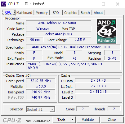 screenshot of CPU-Z validation for Dump [1xvhd6] - Submitted by  moi_kot_lybit_moloko  - 2024-01-22 20:53:38