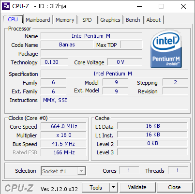 screenshot of CPU-Z validation for Dump [3l7hja] - Submitted by  Stelo.xyz  - 2024-12-03 00:47:08