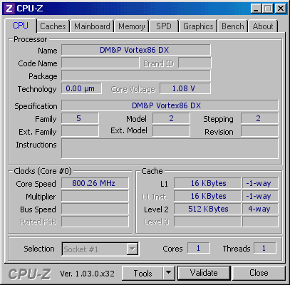 screenshot of CPU-Z validation for Dump [407tzt] - Submitted by  IdeaFix  - 2023-04-29 02:12:53