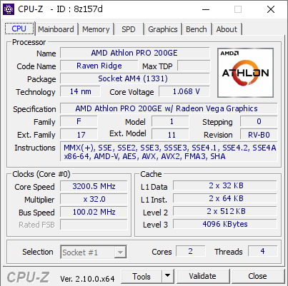 screenshot of CPU-Z validation for Dump [8z157d] - Submitted by  DESKTOP-7TNPS80  - 2024-07-27 02:57:44