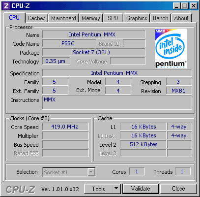 screenshot of CPU-Z validation for Dump [9qu4ze] - Submitted by  GRIFF  - 2020-03-21 18:56:21