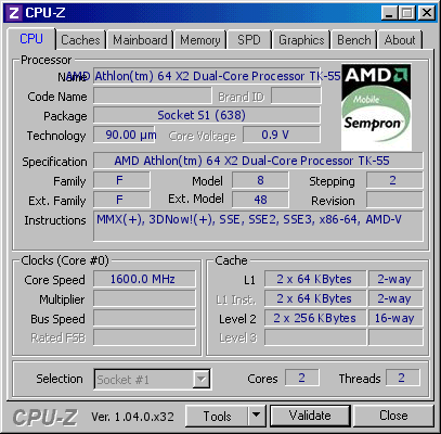 screenshot of CPU-Z validation for Dump [avrzws] - Submitted by  VR610 PCP  - 2026-08-01 07:28:46