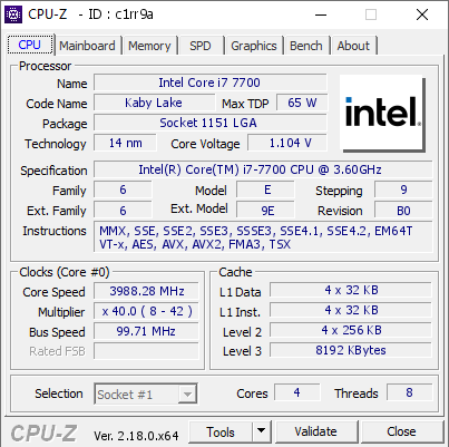 screenshot of CPU-Z validation for Dump [c1rr9a] - Submitted by  DESKTOP-L0IMH3L  - 2026-10-20 23:26:13