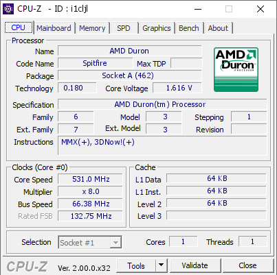 screenshot of CPU-Z validation for Dump [i1cljl] - Submitted by  tukz  - 2022-08-14 17:51:51