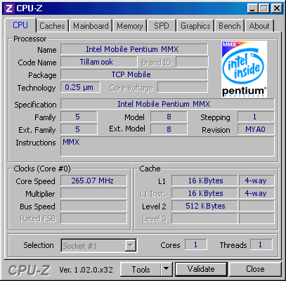 screenshot of CPU-Z validation for Dump [tmse16] - Submitted by    - 2020-12-27 22:56:52