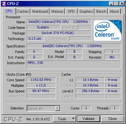 screenshot of CPU-Z validation for Dump [x6d5ps] - Submitted by  VALLEX  - 2020-06-13 20:12:03
