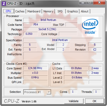 screenshot of CPU-Z validation for Dump [zgucfk] - Submitted by  Marquzz  - 2013-09-12 22:09:42
